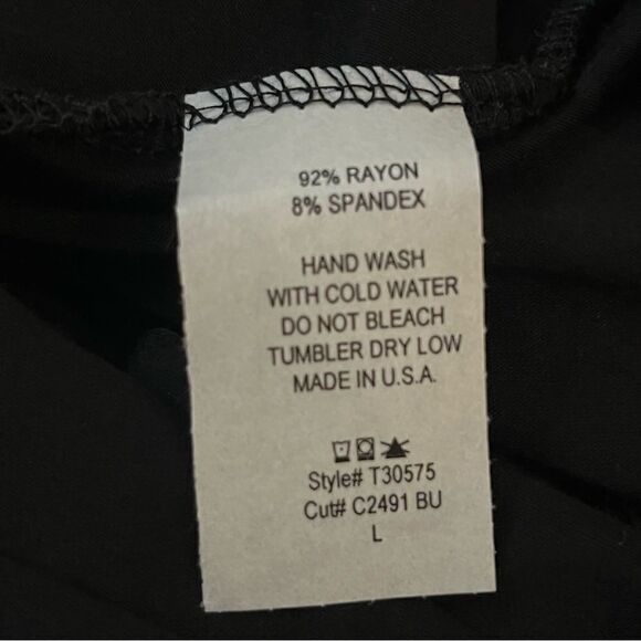 Love in Lace Up Back Long Sleeve Top Size L USA Made - Picture 10 of 10